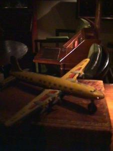 Vintage Tin toy Airplane