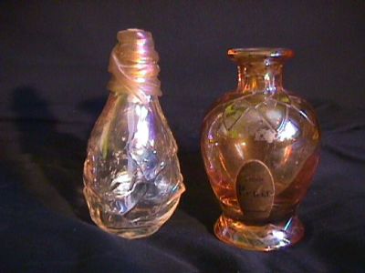 Perfume Bottles in Carnival Glass, Argentina