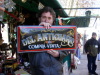 Bob Frassinetti buying art at Flea Markets