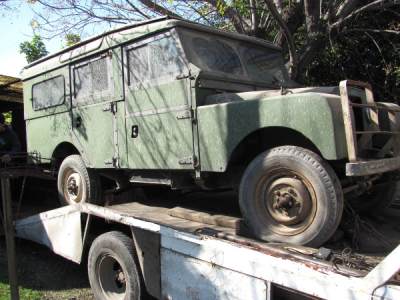 Land Rover 1957 Repair and Export from Argentina