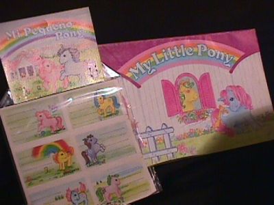 MLP paper and school stickers