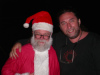 Father Christmas and Art & Antique Dealer Bob Frassinetti