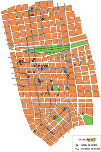 Map for Palermo Soho and Hollywood