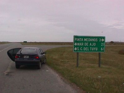 on the road to Medanos Point