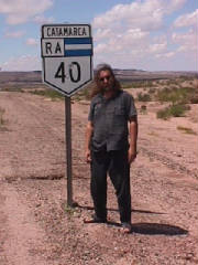 Bob Frassinetti on Route 40 Argentina